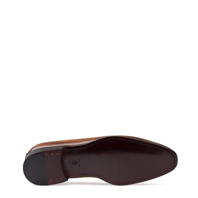 Classic Penny Shiny Leather Blue Loafer