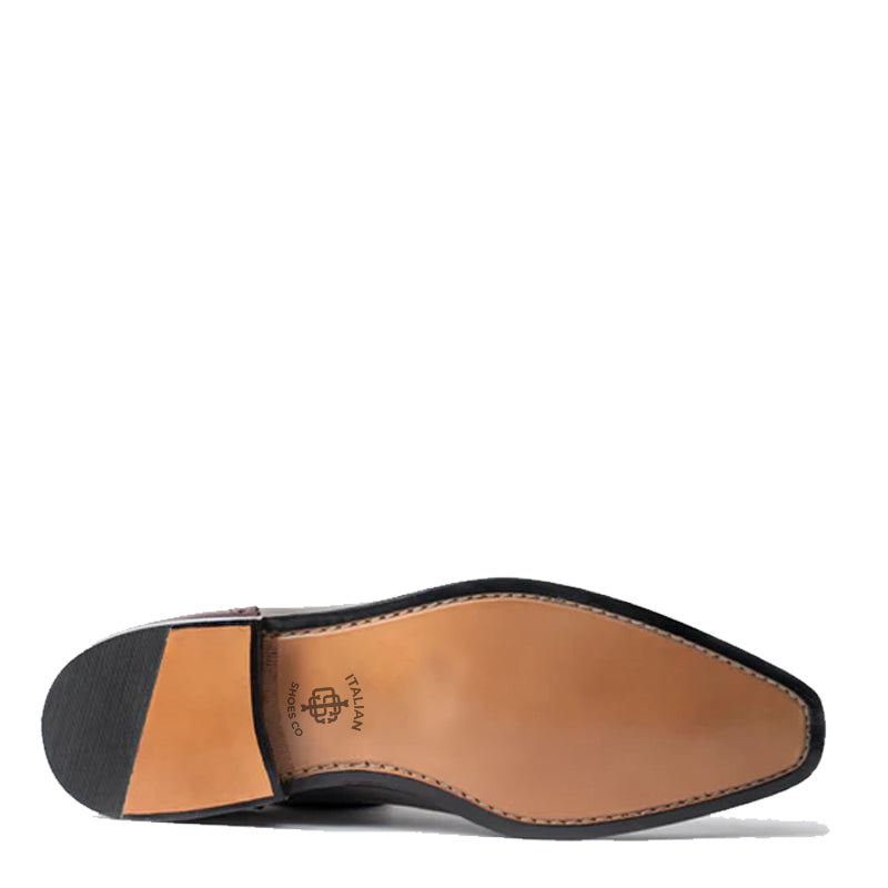 Leather Solid Oxford Shoes for Men