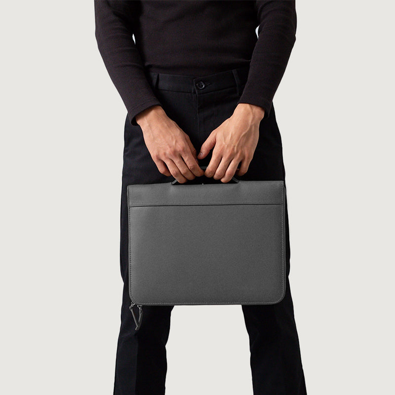The Eclectic Leather Brown Folio Organizer
