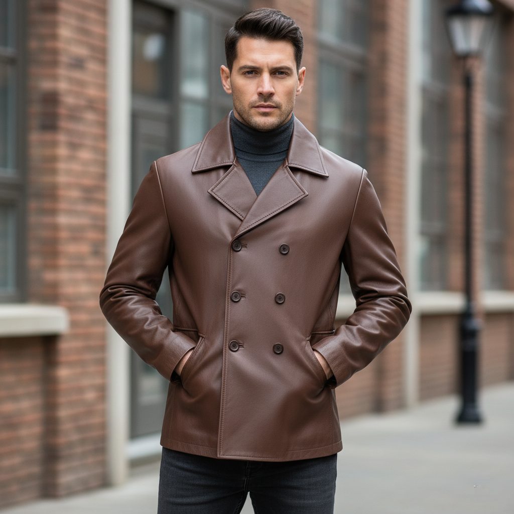 Deleno Leather Blazer