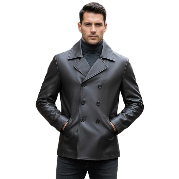 Deleno Leather Blazer