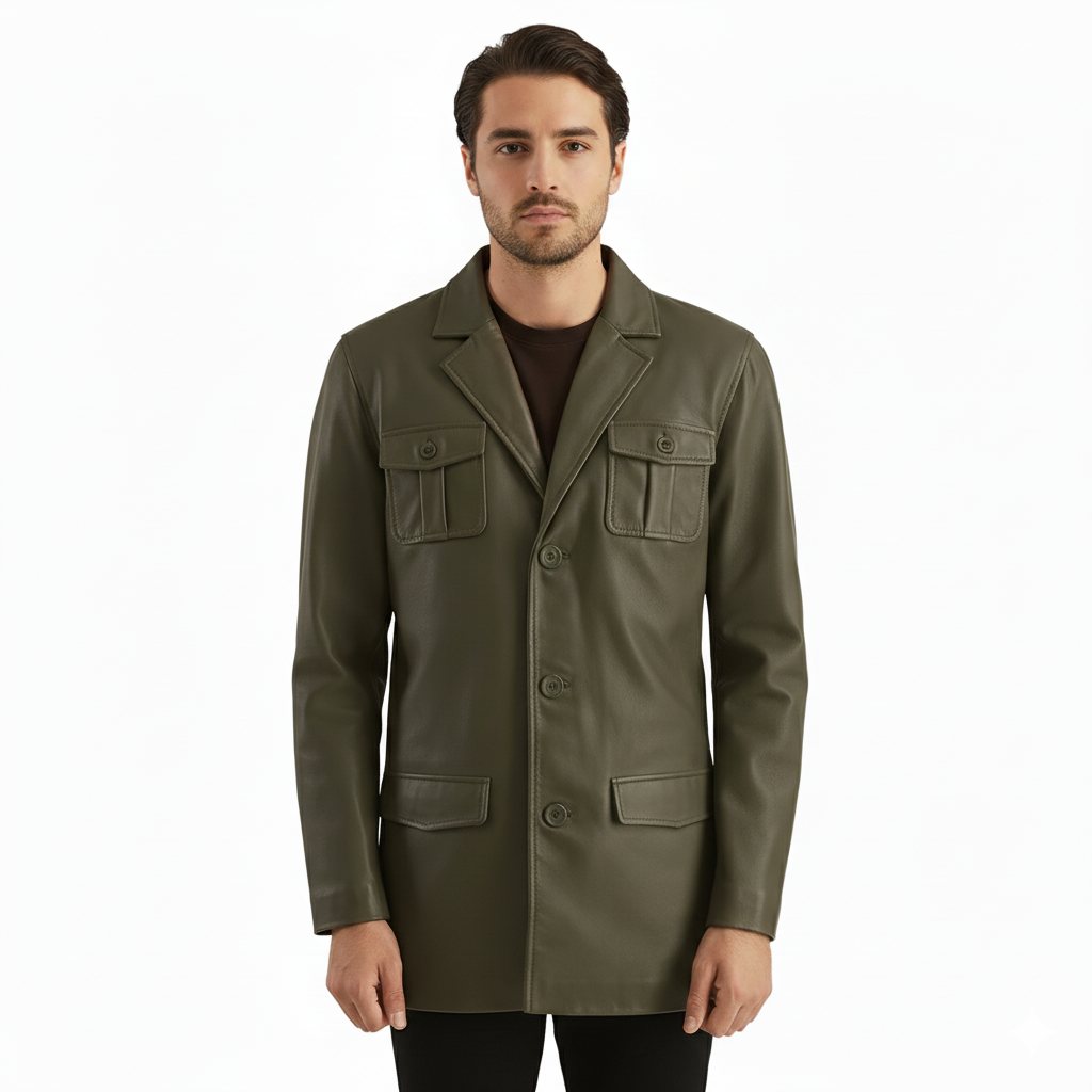 Voxen Leather Blazer