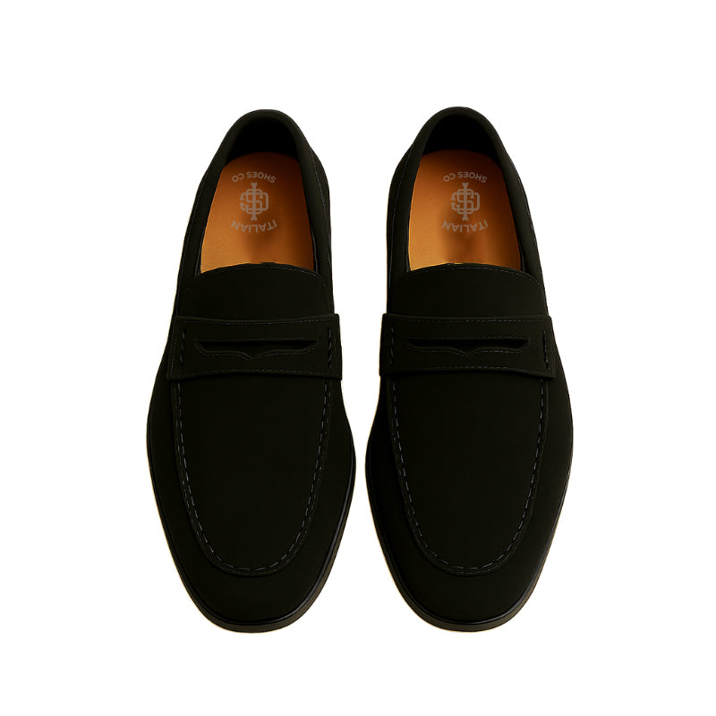 Italian Suede Penny Loafer for Mens