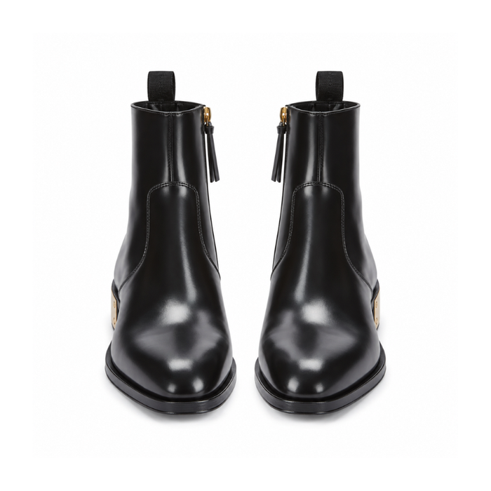 Ludhovic Leather Ankle Boots — front