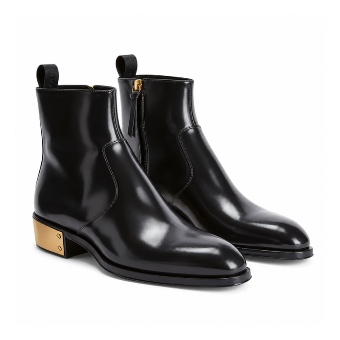 Ludhovic Leather Ankle Boots