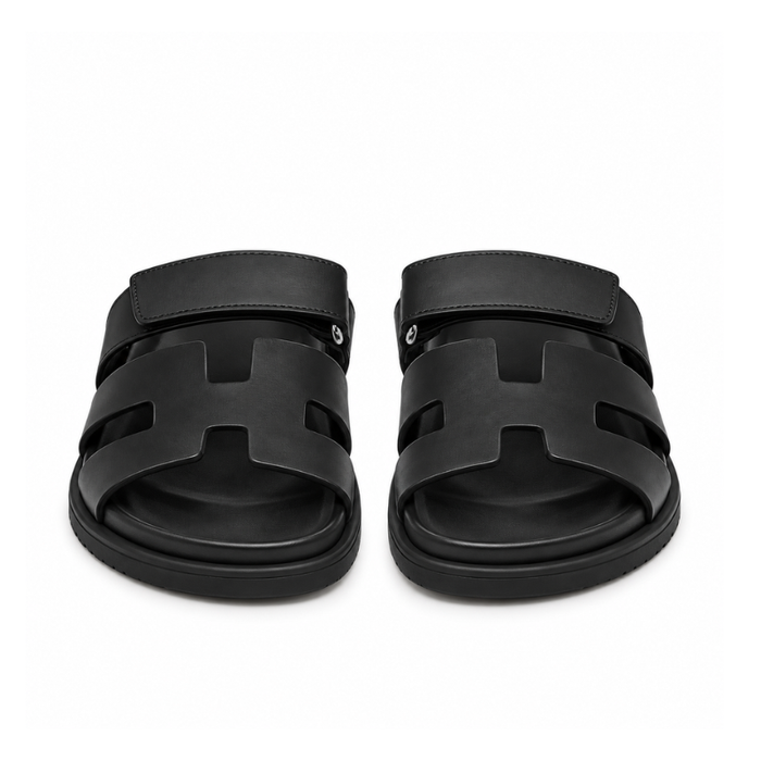 Luxury Leather Sandals — front