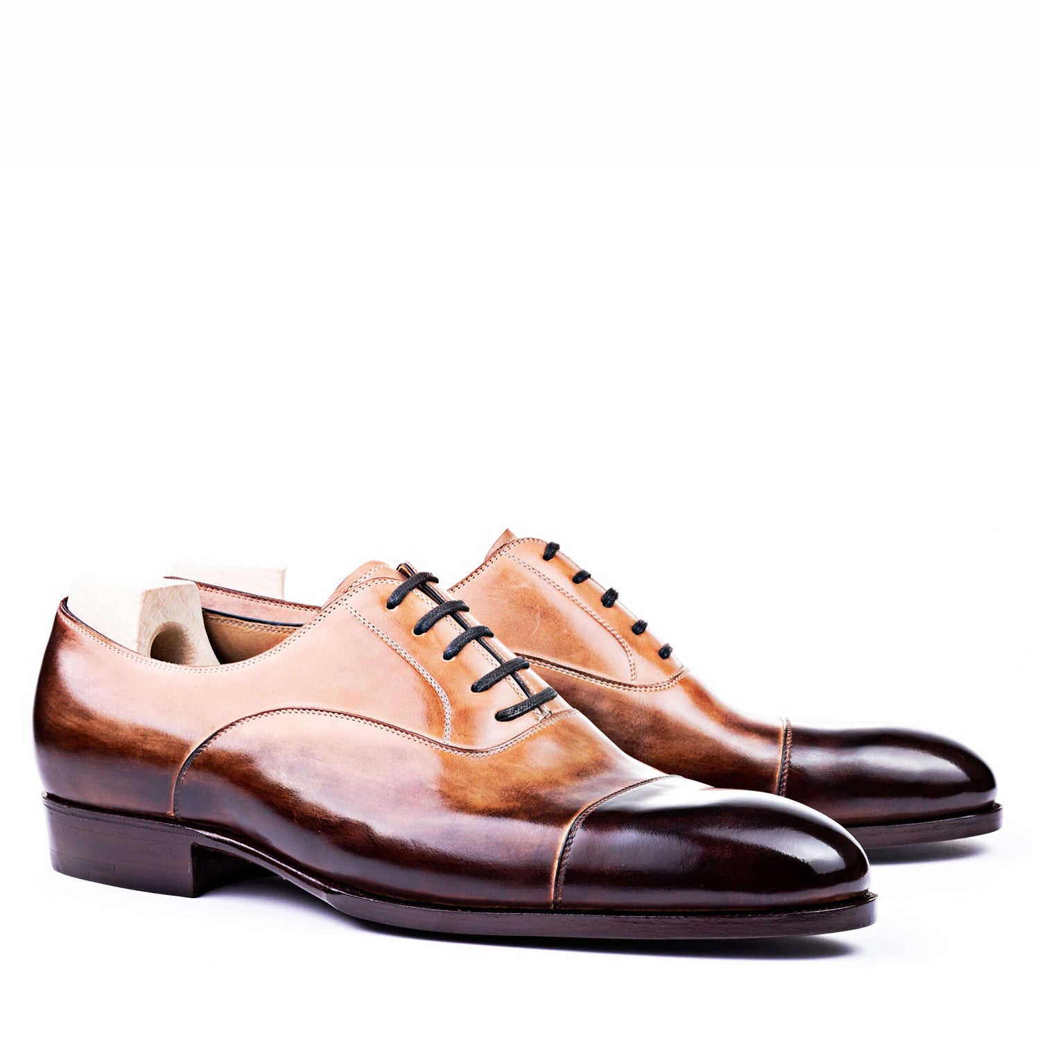 Classic Handmade Shiny Leather Oxford Shoe