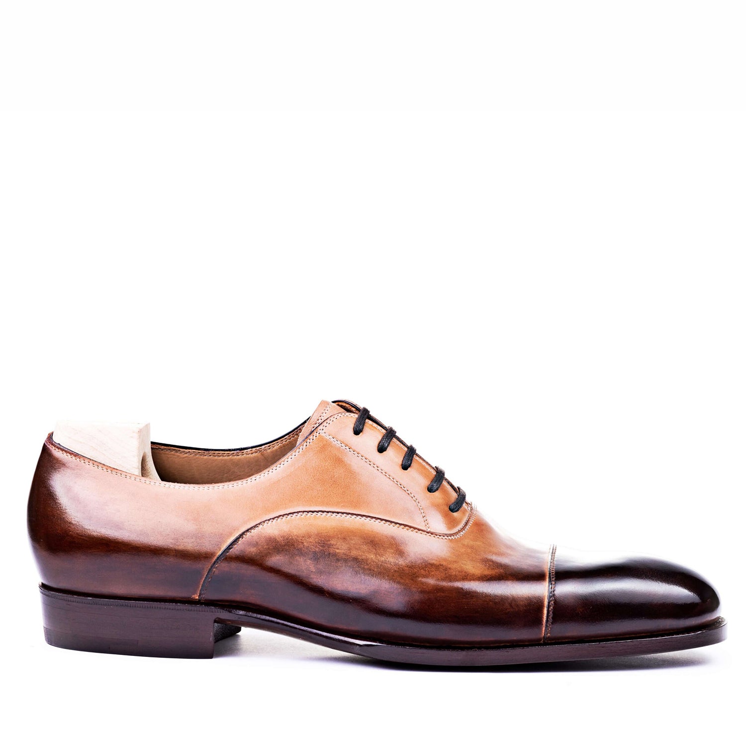 Classic Handmade Shiny Leather Oxford Shoe