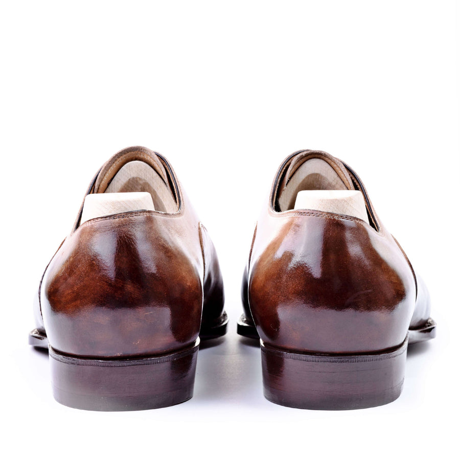 Classic Handmade Shiny Leather Oxford Shoe