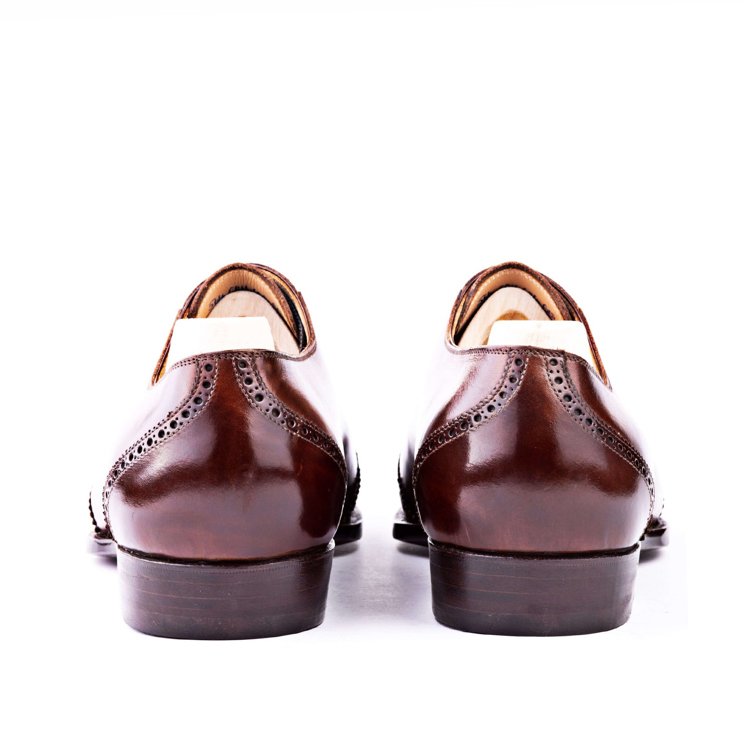 Handmade Plain Shiny Leather Formal Oxford Shoe
