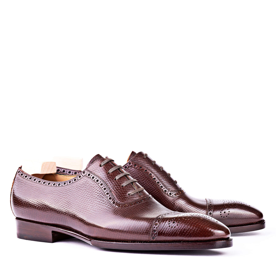 Handmade Cap Toe Leather Formal Oxford Shoe