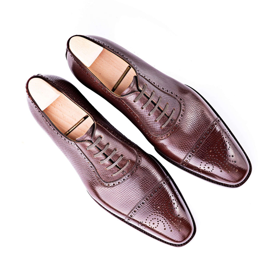 Handmade Cap Toe Leather Formal Oxford Shoe