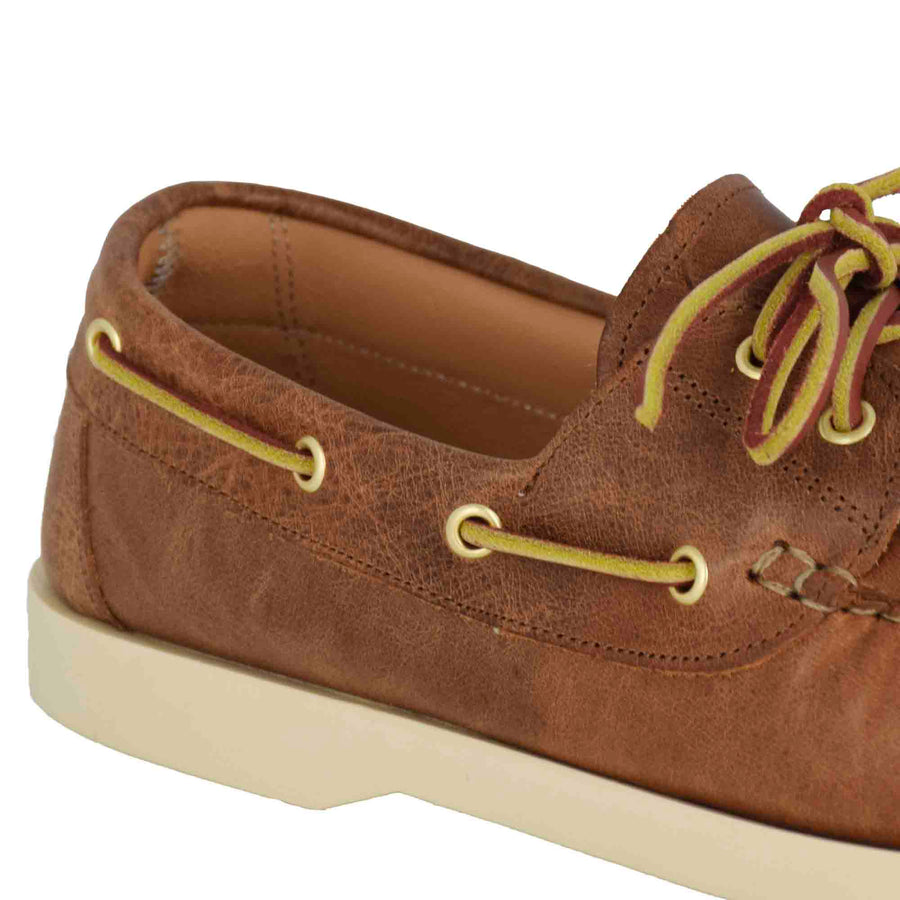 Mariner Crest Classic Leather Boat Shoes