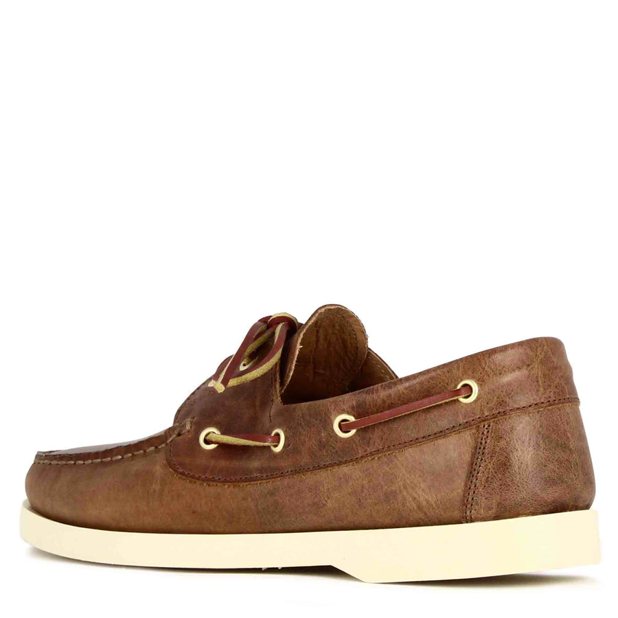 Mariner Crest Classic Leather Boat Shoes