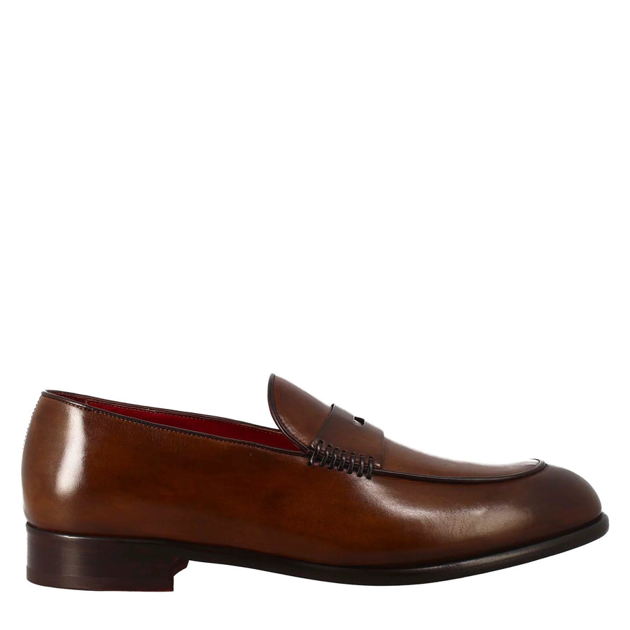 Moccasin Loafer in full grain leather