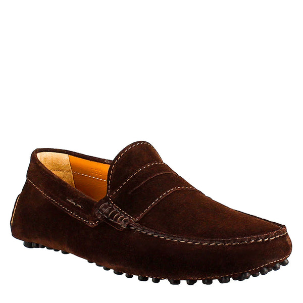 Lined Suede Loafers