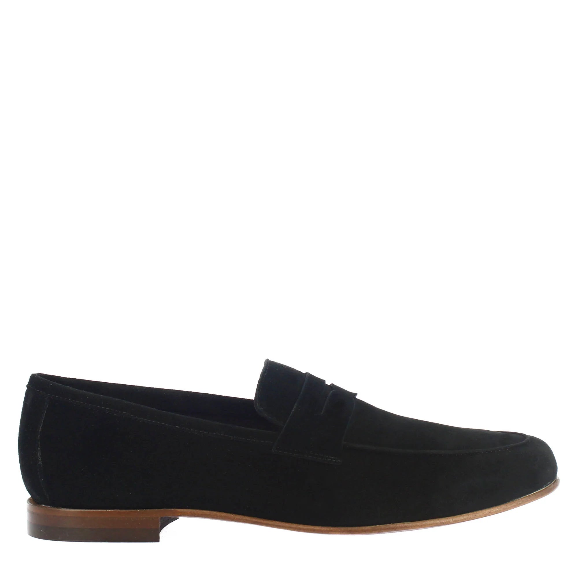 Black Suede Pocket Style Loafer