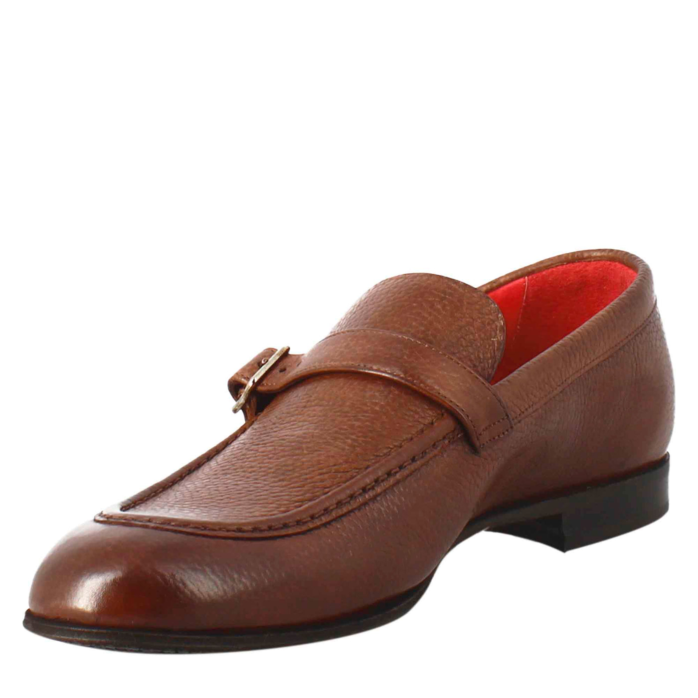 Single Strap Loafer in Full Grain leather