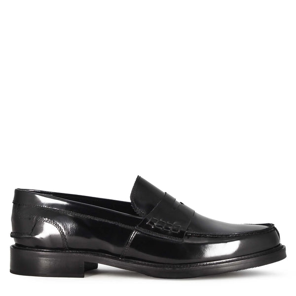 Classic Shiny Leather Moccasin