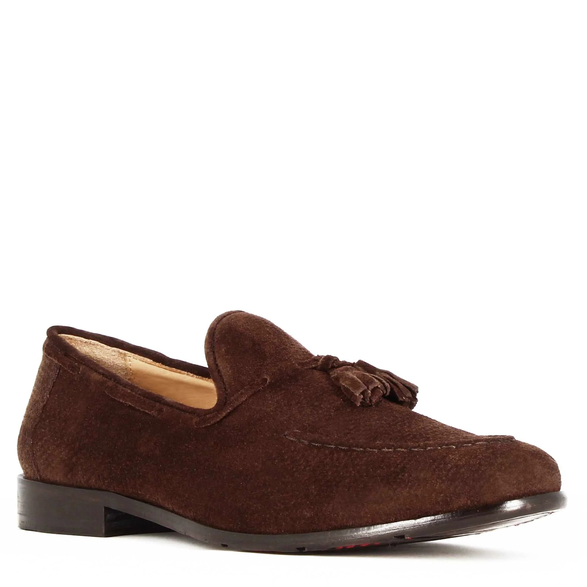 Suede Moccasin with Tassels