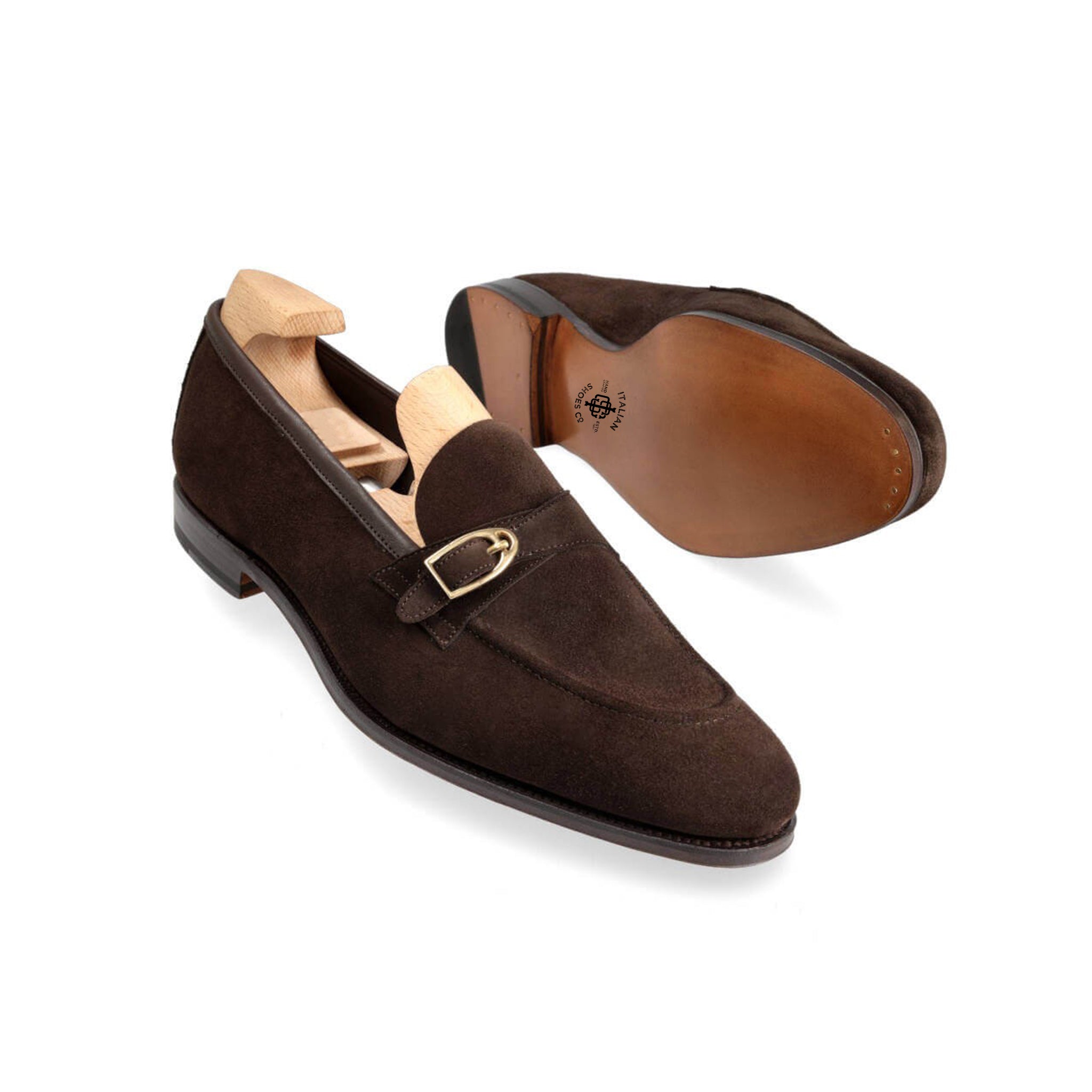Cocoa Ante Monk Strap Shoes