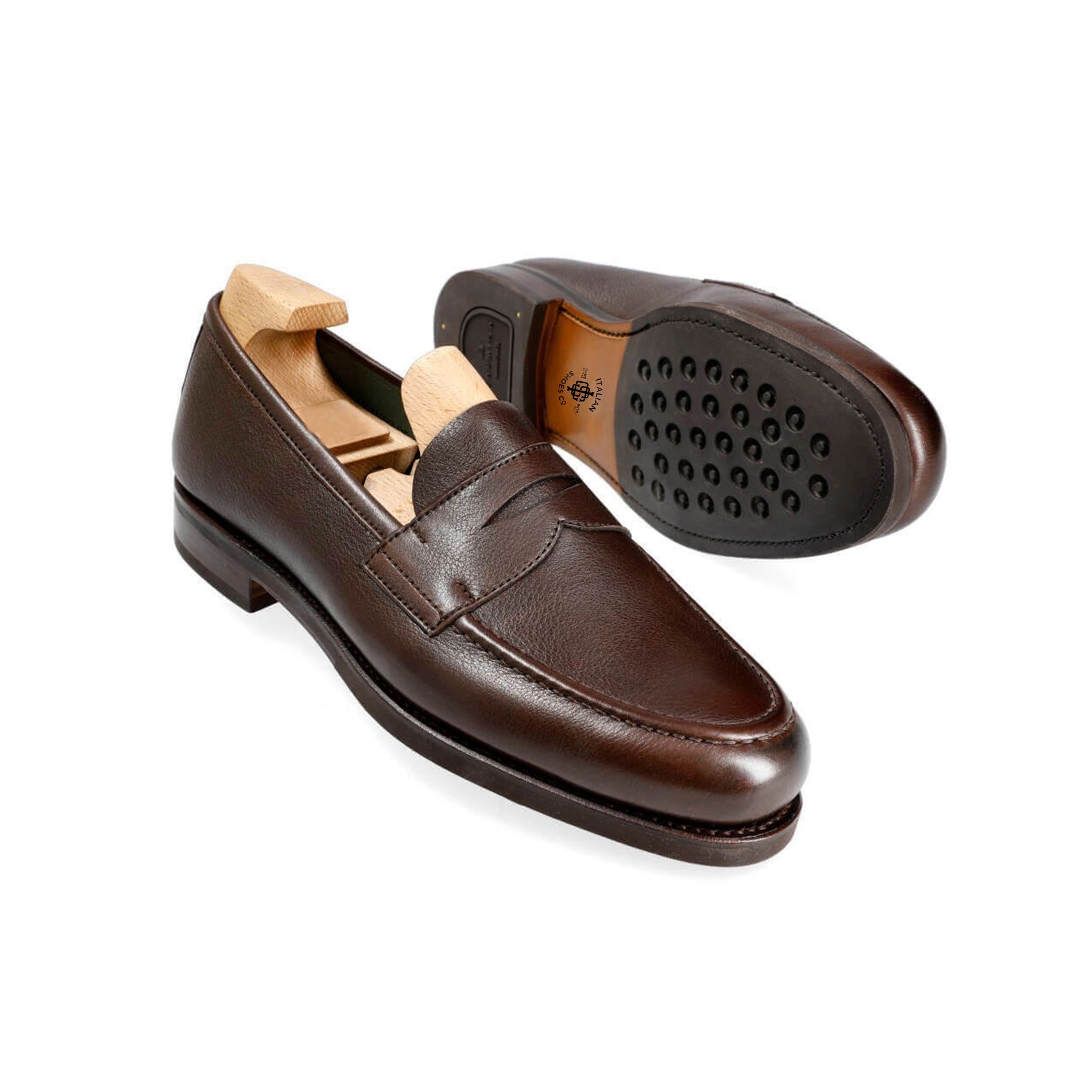Rusticalf Penny Loafers