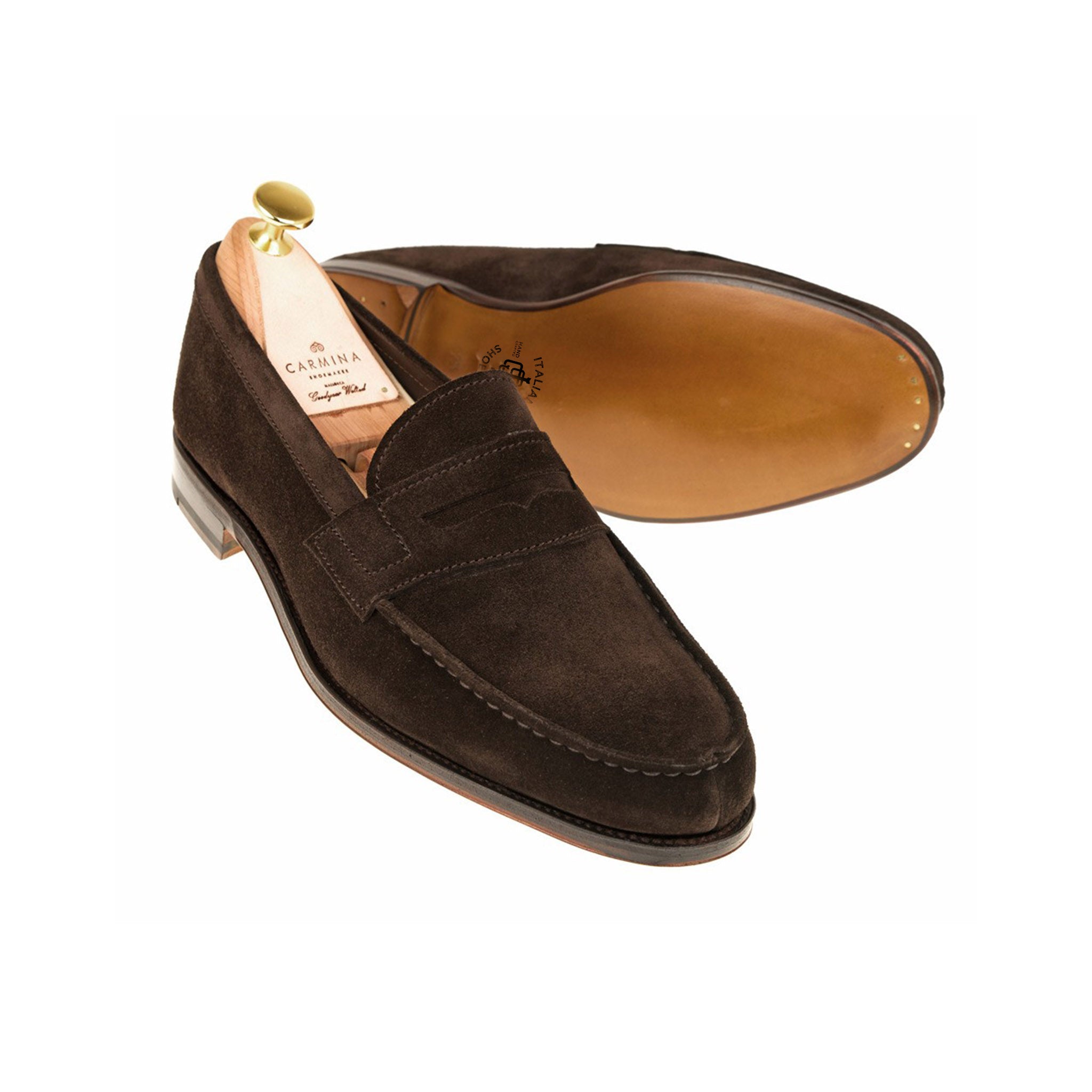 Dark Cocoa Leather Penny Loafer