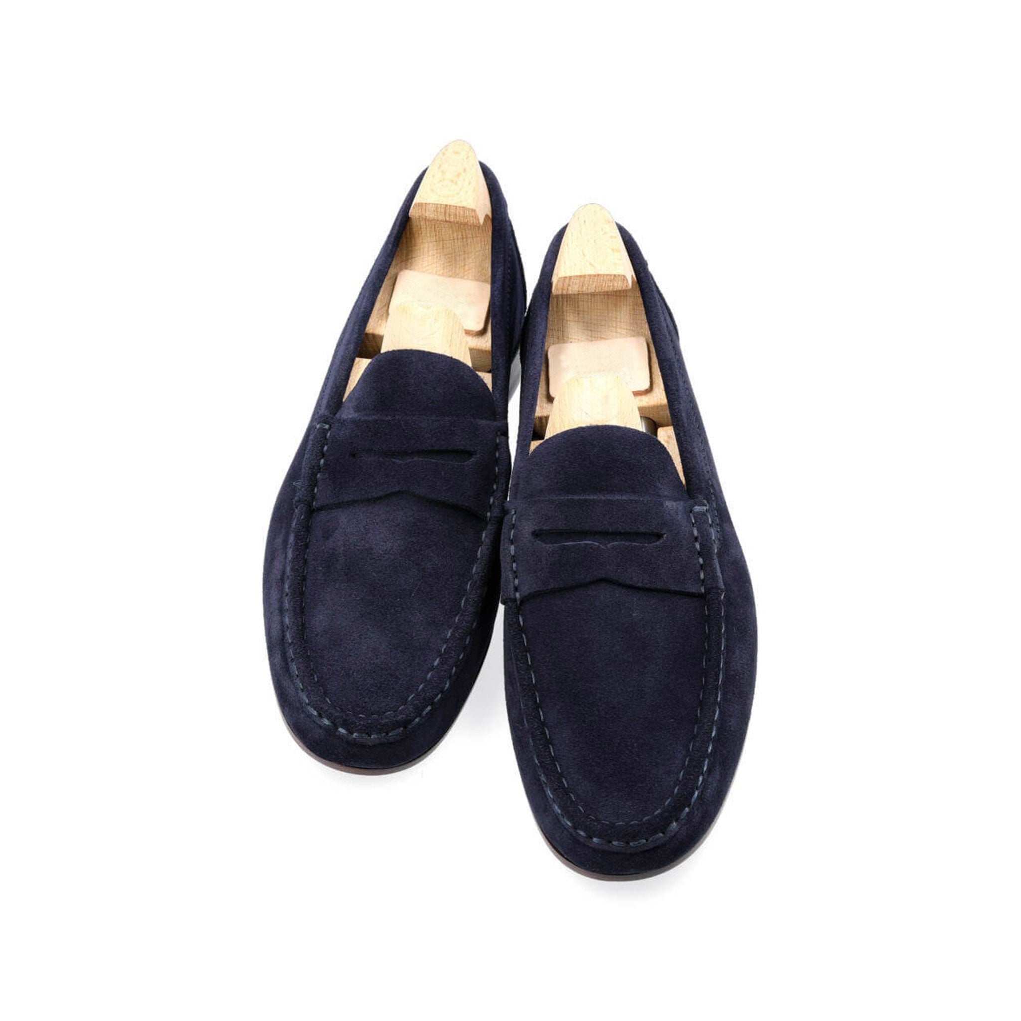 Bastille Navy Penny Loafers
