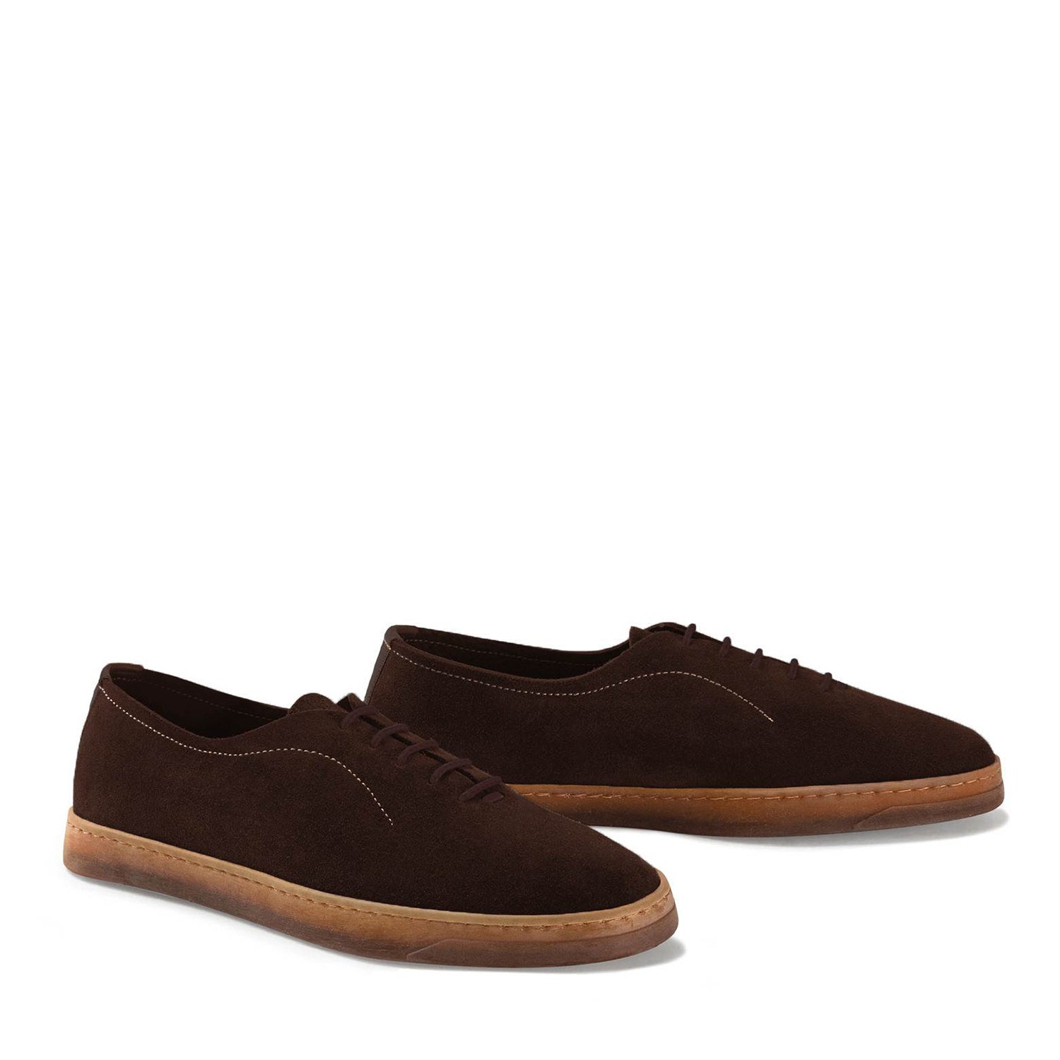 PILAT SUEDE CALF LEATHER DARK BROWN