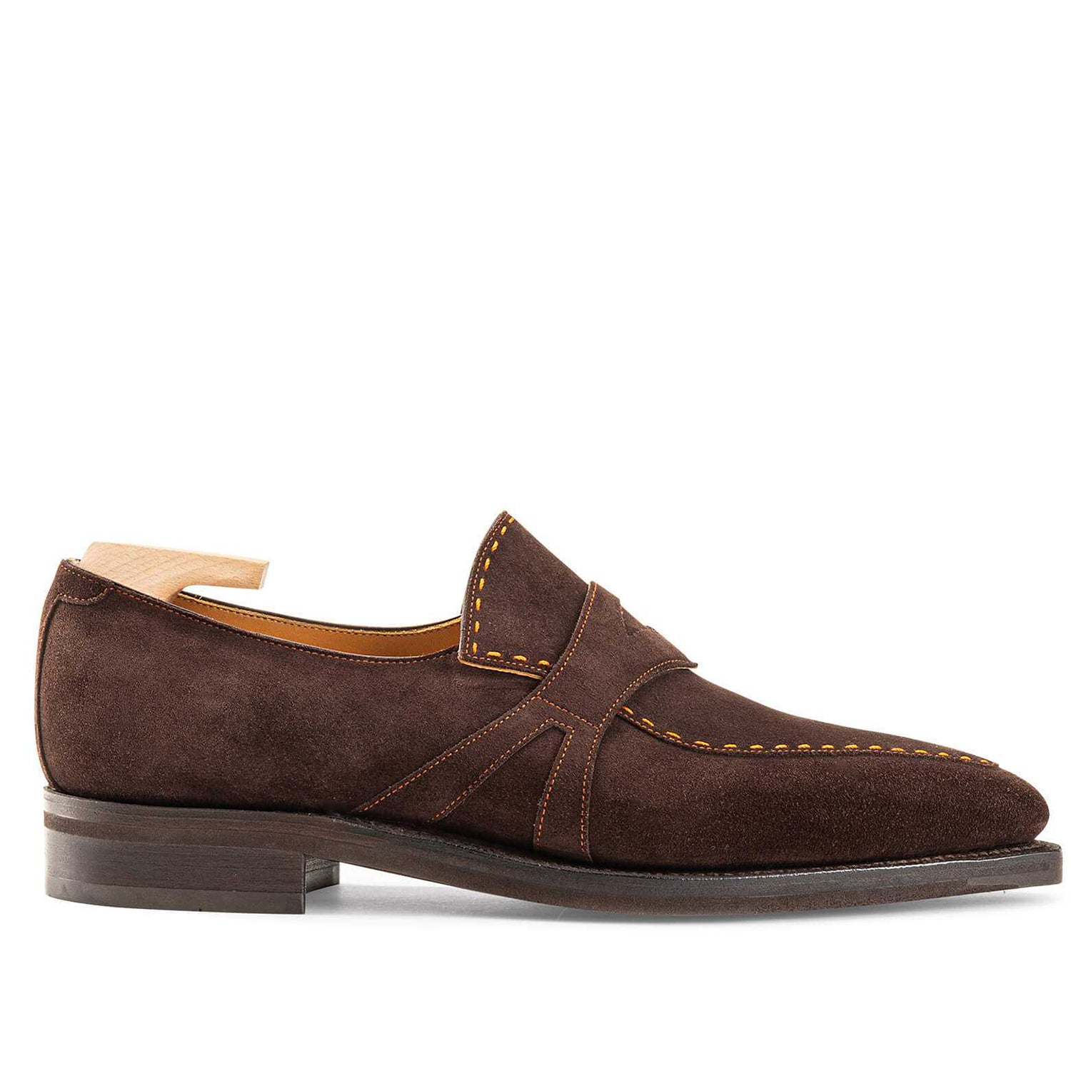 RASCAILLE SUEDE CALF LEATHER DARK BROWN