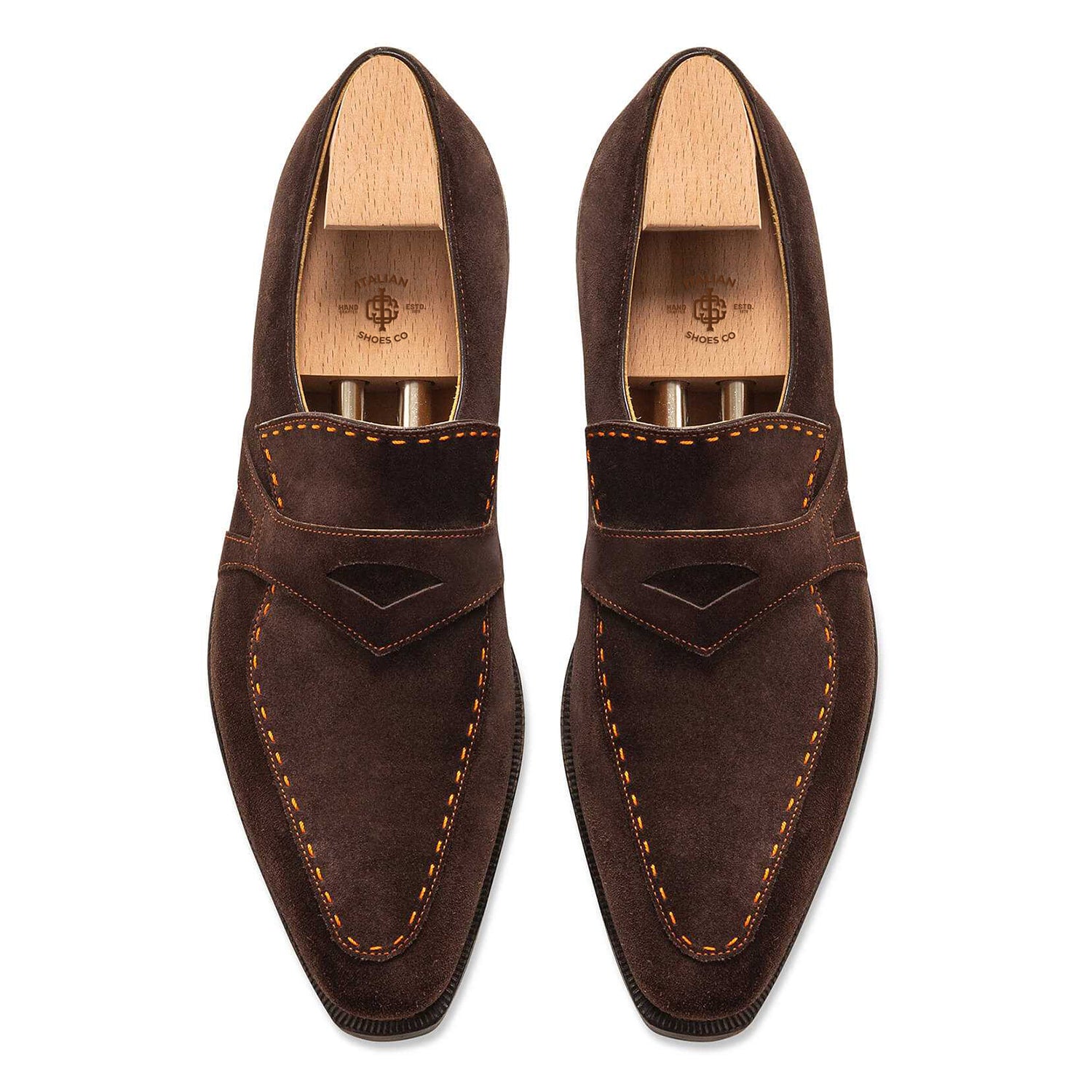 RASCAILLE SUEDE CALF LEATHER DARK BROWN