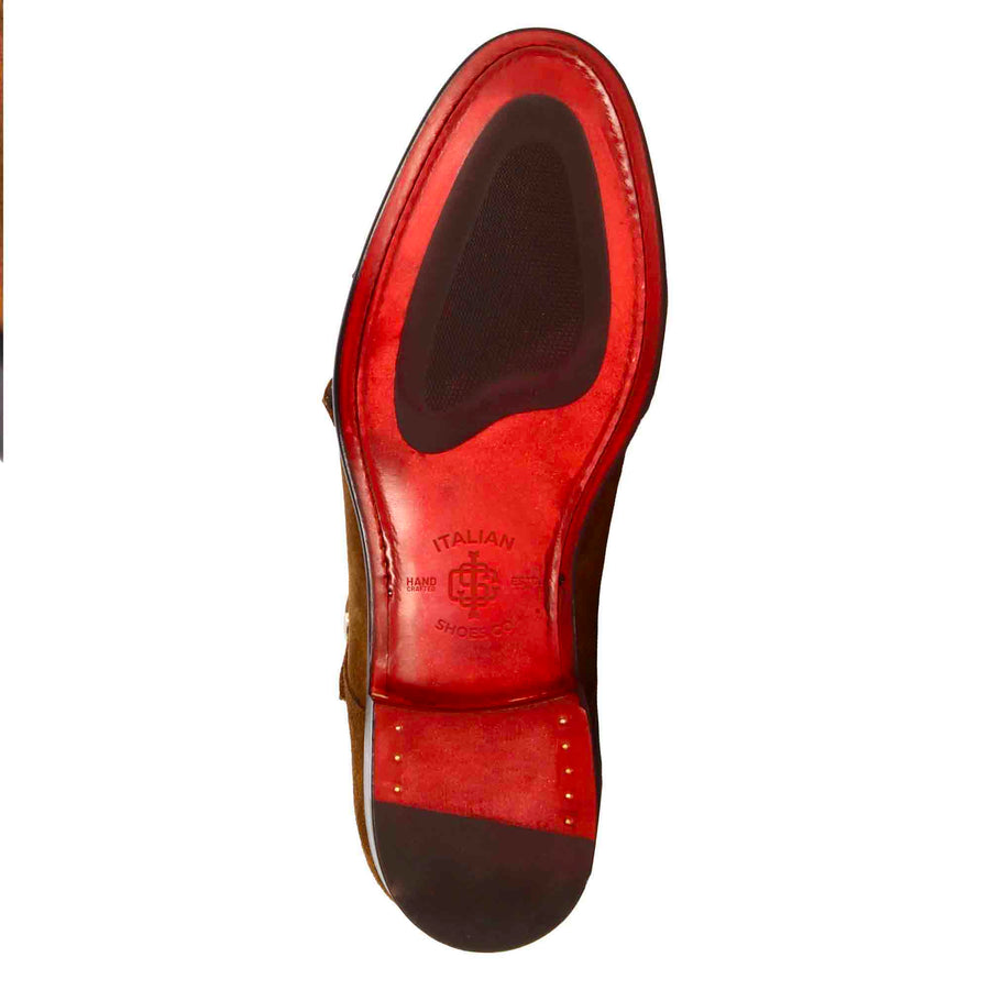 Light Brown Double Monk Strap shoe
