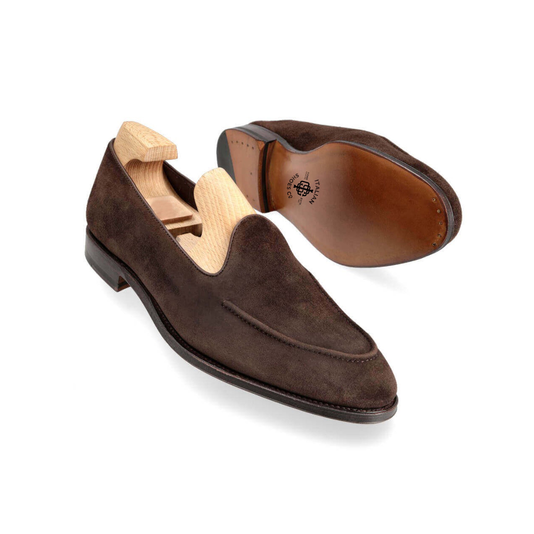 Woody Brown Leather Penny Loafer