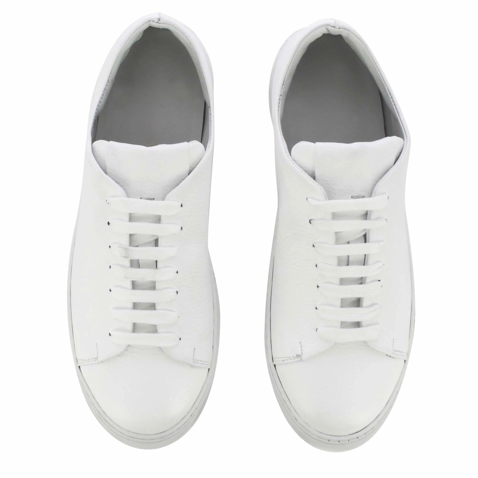 Classic White Leather Sneakers