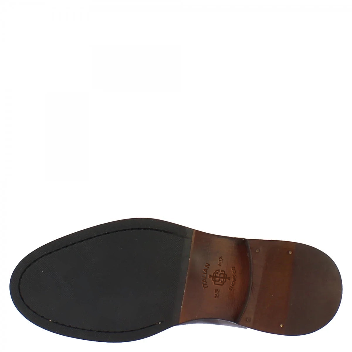 Brown leather handmade ankle boots