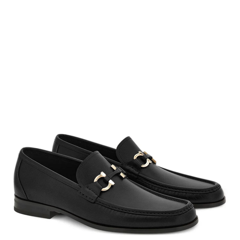 Classic Leather Horsebit Buckled Loafer for Men