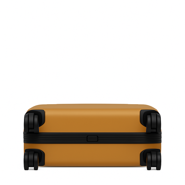 Luxury Wide Tan Trolley Luggage Bag