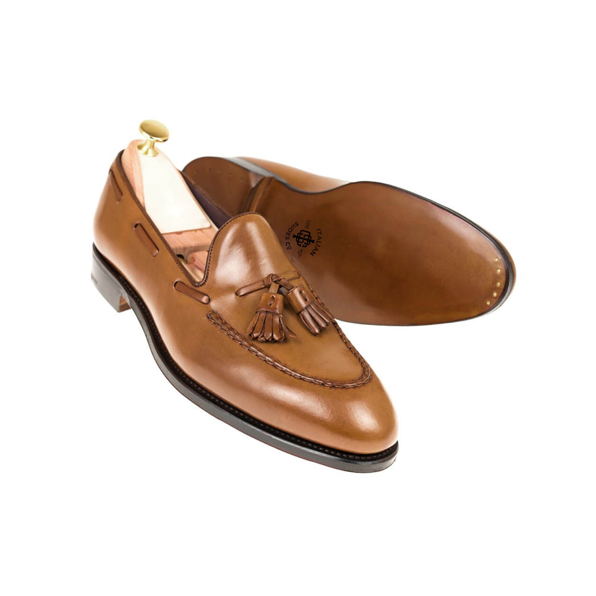 Bourbon Cordovan Tassel Loafers