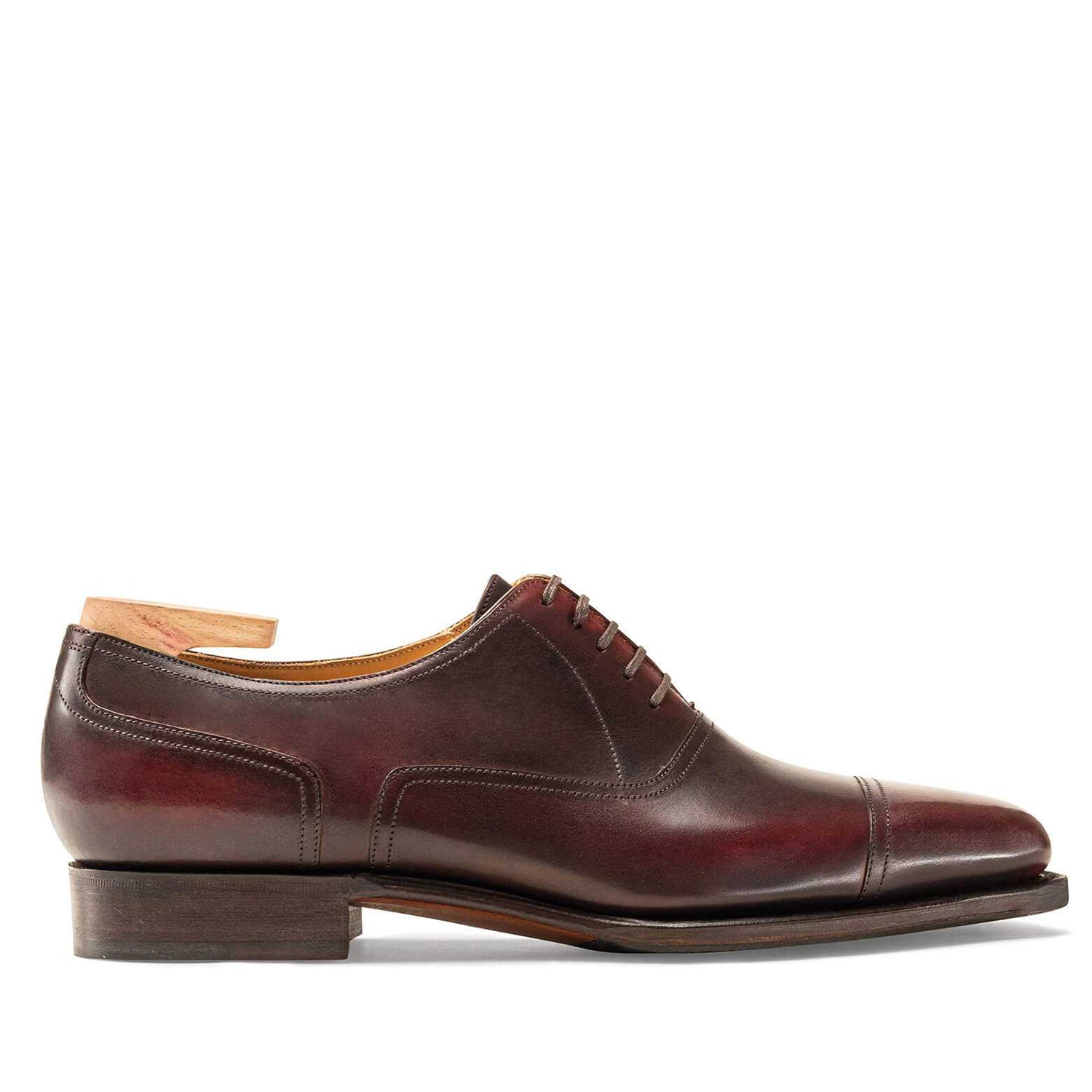 VISCONTI Calf Leather Lie De Vin