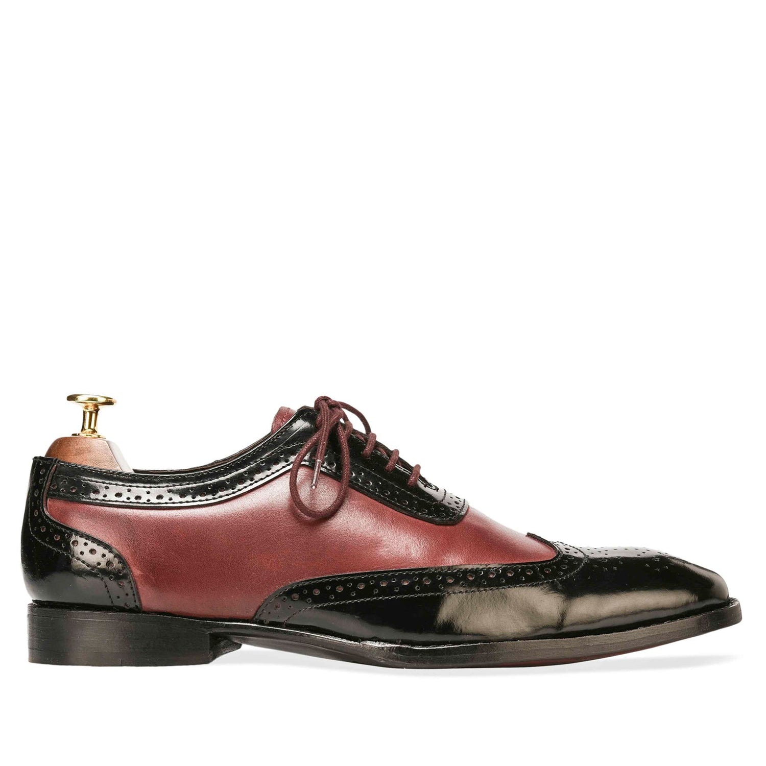 Cherokee Brogues Cherry & Black