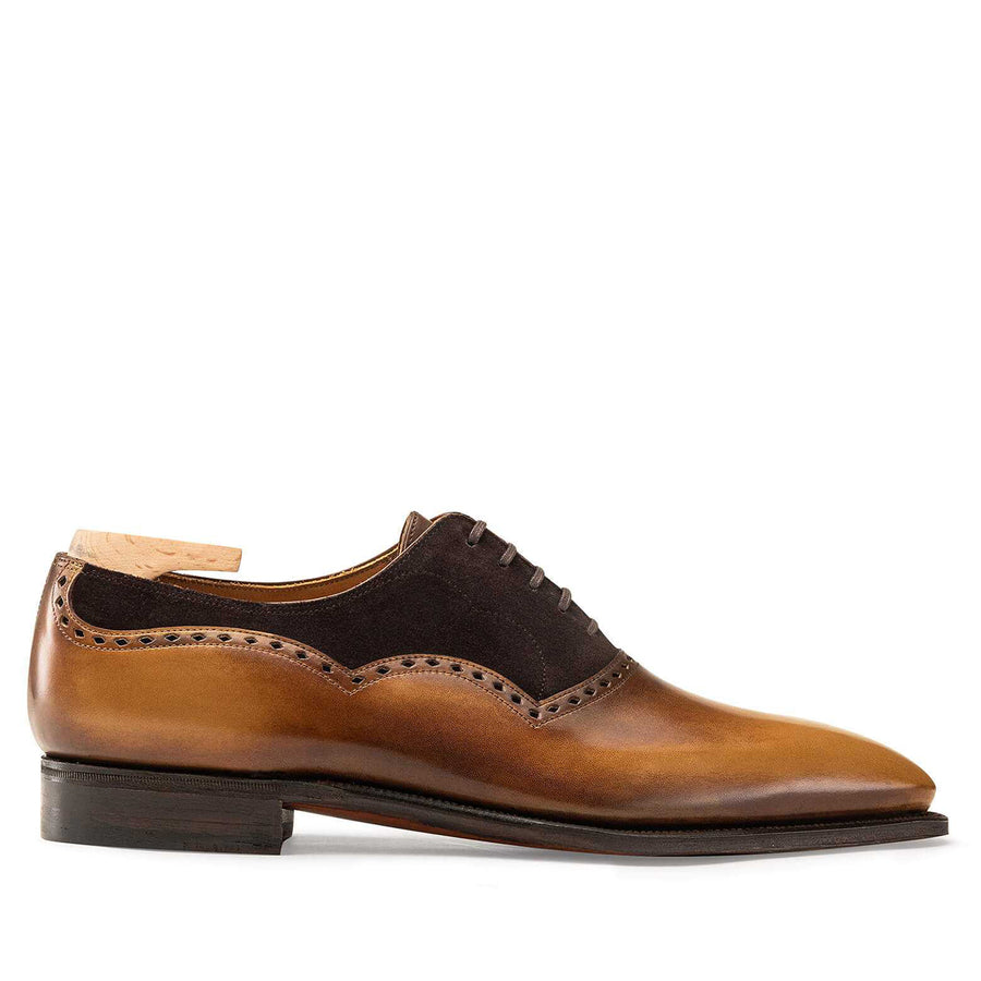 CALF AND SUEDE CALF LEATHER OLD WOOD