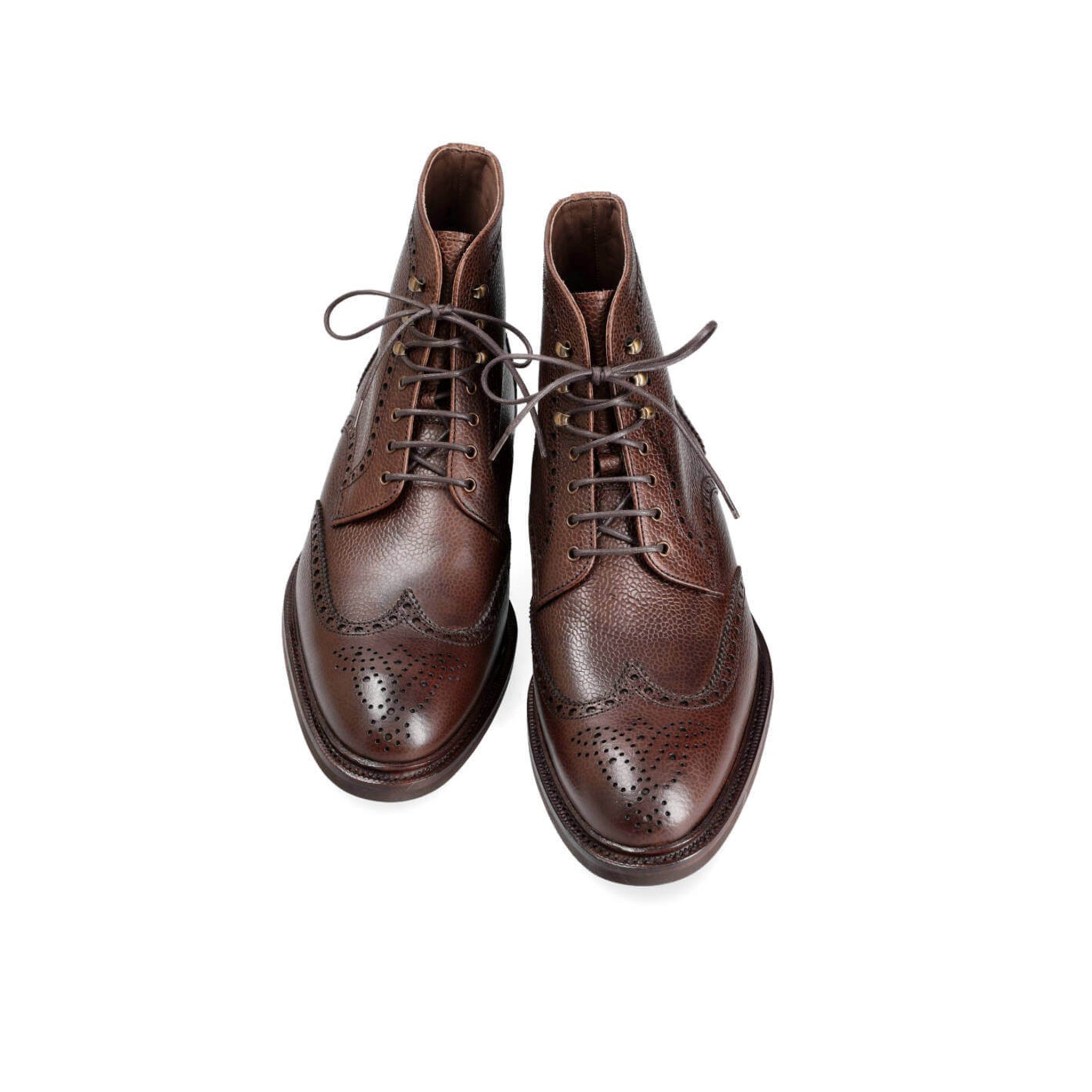 Wingtip Suede Dress Boots for Men