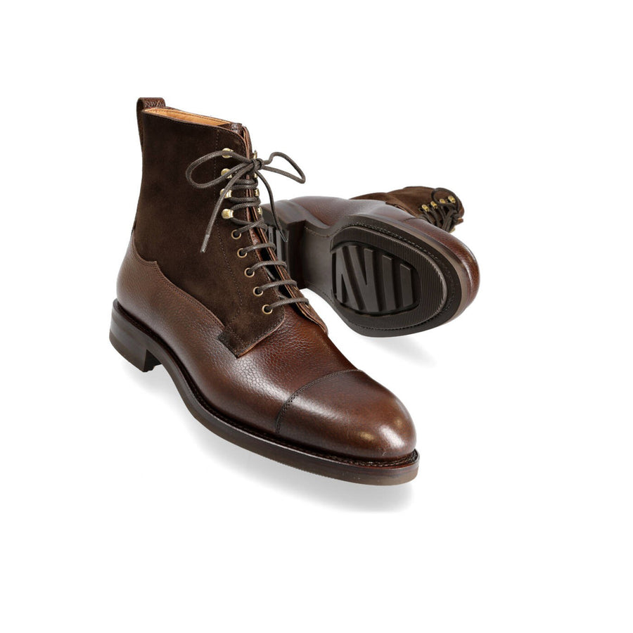 Cocoa Suede Work Boots for Men s