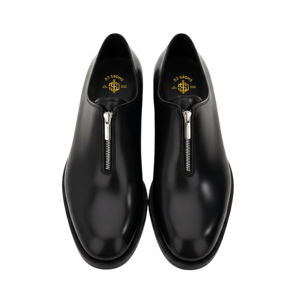 Italian Metallic Zipper Oxford