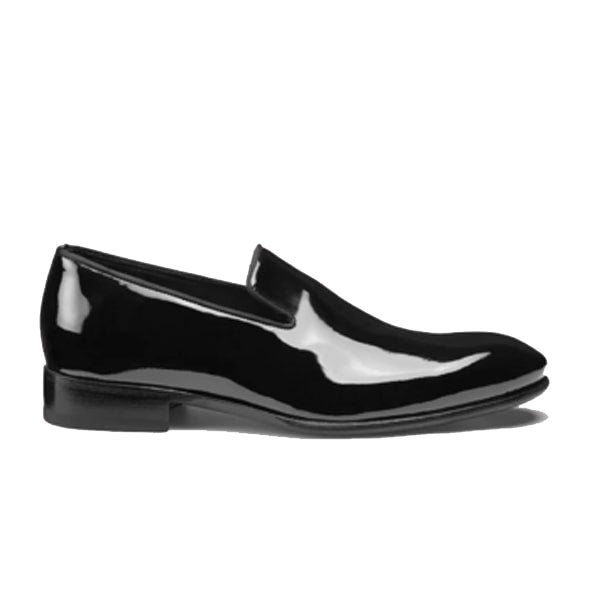 Classic Black Leather Loafer