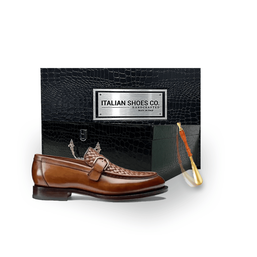 Single Buckle Light Leather Hand Crafted Loafer