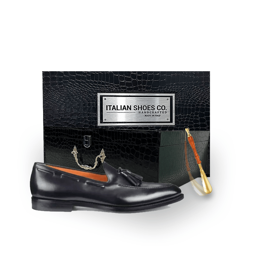 Minimal Tassel Leather Loafer