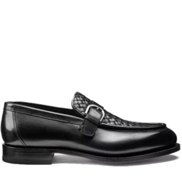 Single Buckle Leather Hand Crafted Loafer