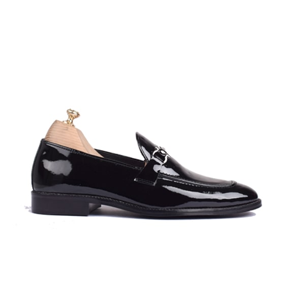 Classic Black Leather Loafer