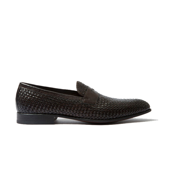 Penny Weaved Leather Loafer